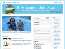 Tablet Screenshot of homeschooljourneys.com